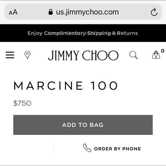 Jimmy Choo Marcine 100 (Size 40 US 10 pump…